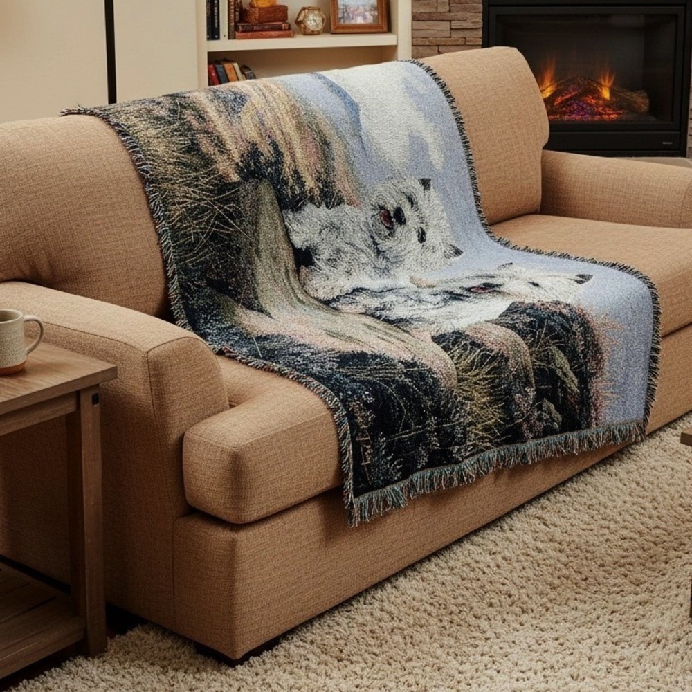 Pure Country Weavers West Highland Terrier Dog‎ Throw Blanket Woven Tapestry